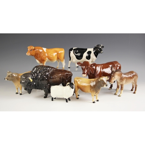 463 - A Beswick 'Red Poll Cow', model number 4111, designed by Robert Donaldson, issued from 2001 to 2002,... 