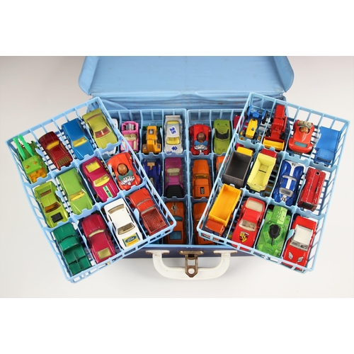 656 - Three Matchbox Series Collector's Cases and a Matchbox Superfast Collector's Case, each with four or... 