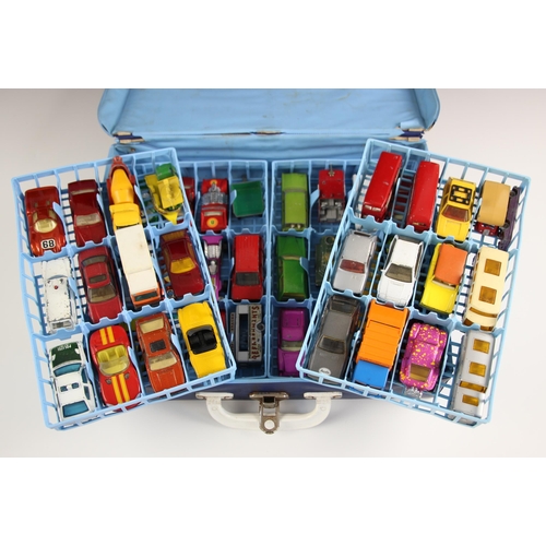 656 - Three Matchbox Series Collector's Cases and a Matchbox Superfast Collector's Case, each with four or... 