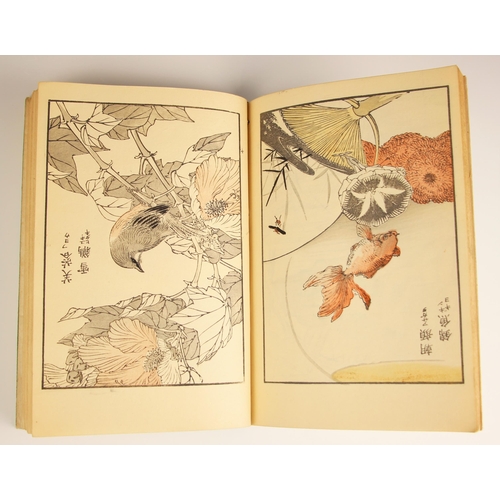 359A - Bunrei (Maekawa, 1837-1917), Studies of Birds and Plants by Bunrei, Yokohama, Hobusho-kai, circa. 18... 