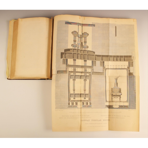 230 - Fairburn (William) C.E., AN ACCOUNT OF THE CONSTRUCTION OF THE BRITANNIA AND CONWAY TUBULAR BRIDGES,... 