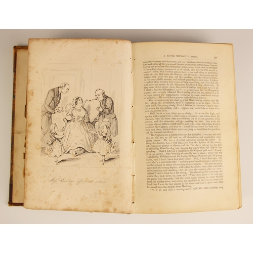 232 - Thackeray (William Makepeace), VANITY FAIR - A NOVEL WITHOUT A HERO, first edition, 3/4 leather, app... 