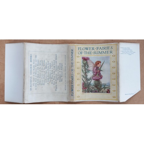 249 - Barker (Cicely Mary), FLOWER FAIRIES OF THE SUMMER, illustrated card boards, DJ (clipped), with FLOW... 