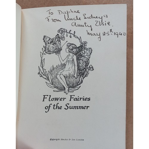 249 - Barker (Cicely Mary), FLOWER FAIRIES OF THE SUMMER, illustrated card boards, DJ (clipped), with FLOW... 