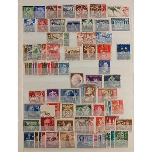 217 - A collection of GB and Germany stamps, the GB comprising: two Davo pre-printed albums spanning 1840-... 