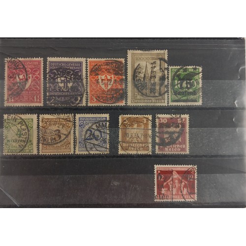 217 - A collection of GB and Germany stamps, the GB comprising: two Davo pre-printed albums spanning 1840-... 