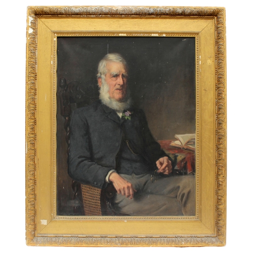 121 - * Attributed to Joseph Bridge of Shrewsbury (British, 1845–1894),  
Study for a half length portrait... 