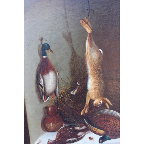 137 - Attributed to Benjamin Blake (British, 1757–1830),  
Still life with pheasants, woodcock, grouse, fl... 