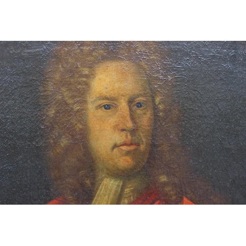 151 - Circle of Jonathan Richardson The Elder (British, 1667-1745),  
A half length portrait of Gilbert Sy... 