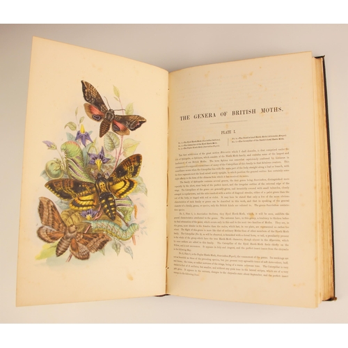 192 - Humphreys (H.N.) THE GENERA OF BRITISH MOTHS. POPULARLY DESCRIBED AND ARRANGED ACCORDING TO THE SYST... 