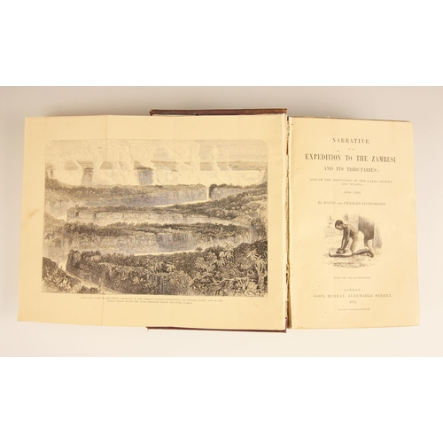 198 - Livingstone (David & Charles), NARRATIVE OF AN EXPEDITION TO THE ZAMBESI AND ITS TRIBUTARIES; AND OF... 