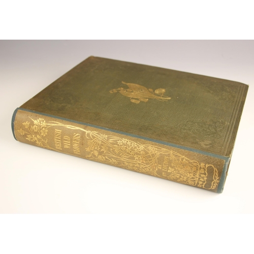 236 - Loudon (Mrs Jane), BRITISH WILD FLOWERS, third edition, original gilt embossed green cloth applied t... 