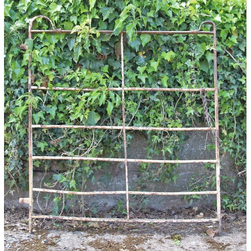 741 - * A wrought iron estate gate, 3ft W, with another (2)