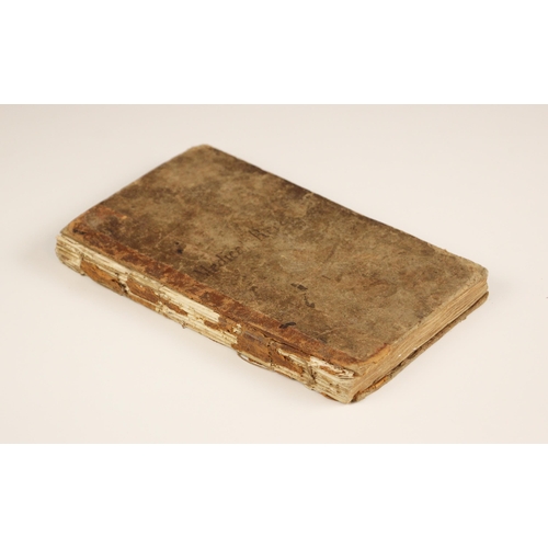 220 - A George III period handwritten cook’s notebook containing Culinary Recipes and Medicinal Recipes, e... 