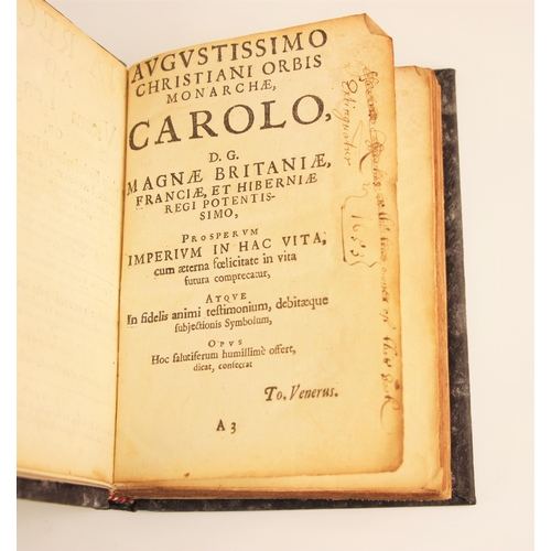 232 - Venner (Thomas), Doctor of physick in Bathe, VIA RECTA AD VITAM LONGAM [THE RIGHT WAY TO A LONG LIFE... 