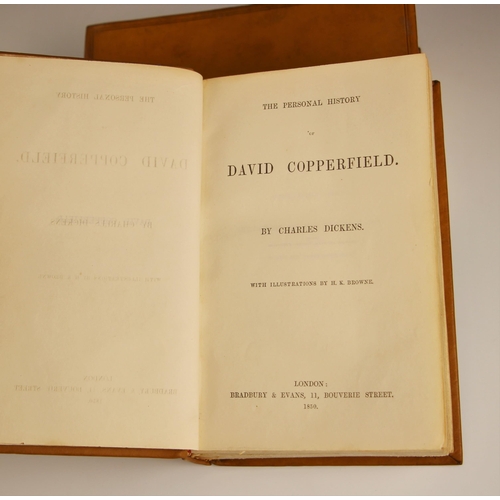 216 - Dickens (Charles) THE PERSONAL HISTORY OF DAVID COPPERFIELD, first book edition, illustrations by H.... 