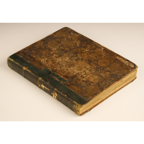 220 - A George III period handwritten cook’s notebook containing Culinary Recipes and Medicinal Recipes, e... 