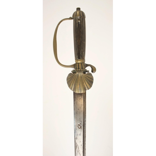 280 - A Hunting Hanger, circa 1730/40, probably English, the blade struck with a Solingen bladesmith’s mar... 