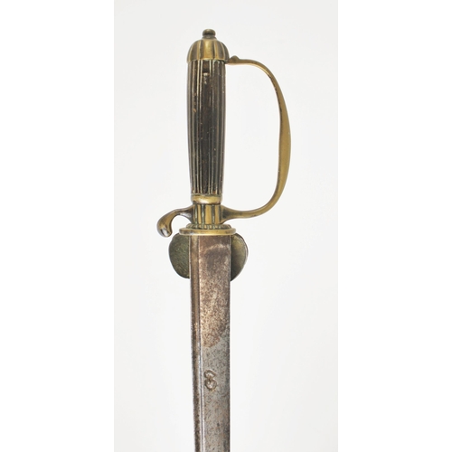 280 - A Hunting Hanger, circa 1730/40, probably English, the blade struck with a Solingen bladesmith’s mar... 