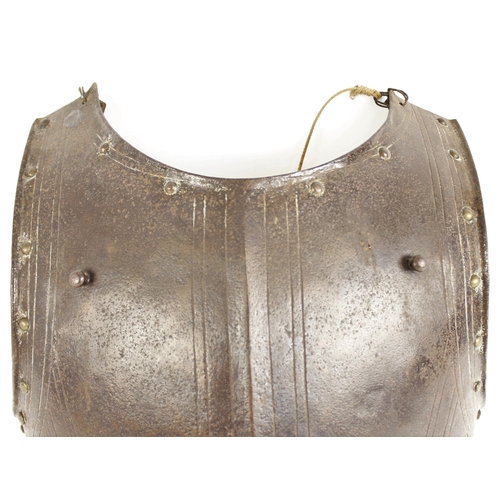 290 - A rare French Breast-plate, probably for an Officer of the Gendarmerie de France or Cuirassiers de l... 