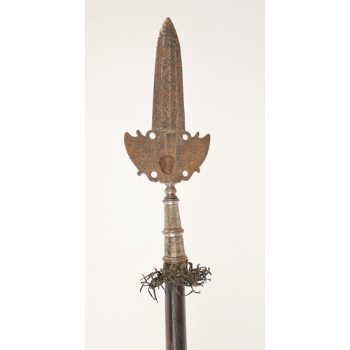 292 - A French Louis XIV Officer’s Spontoon or Partisan, late 17th / early 18th century, the head formed w... 