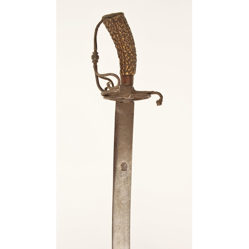 299 - A composite Cavalry Sabre, partly late 17th century, with curved blade struck with a fine king’s hea... 