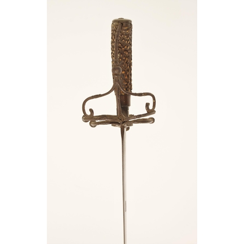 299 - A composite Cavalry Sabre, partly late 17th century, with curved blade struck with a fine king’s hea... 