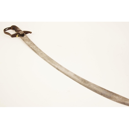 301 - A 1796 Pattern Light Cavalry non-commissioned Ranks Sabre and Scabbard, circa 1808, of regulation sp... 