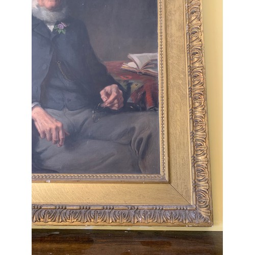 121 - * Attributed to Joseph Bridge of Shrewsbury (British, 1845–1894),  
Study for a half length portrait... 