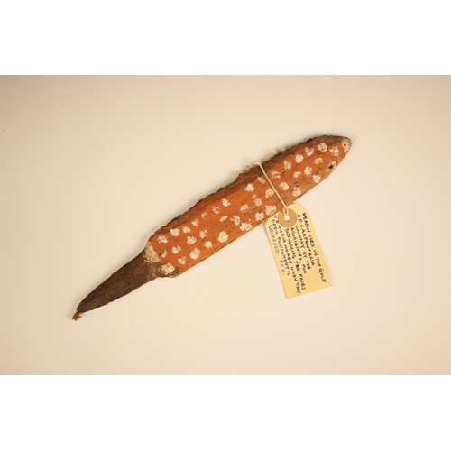 110 - An Australian Aboriginal shark tooth weapon or scarification tool, Northern Queensland Gulf of Carpe... 