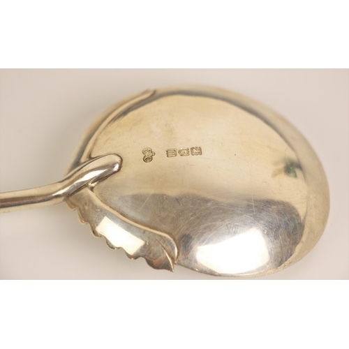 27 - A pair of Edwardian Elkington and Co silver presentation spoons, London 1907, each with fig shaped b... 