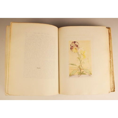 604 - Maeterlinck (Maurice), THE LIFE OF THE BEE, first thus, 'vellum effect' card boards, gilt embossed i... 