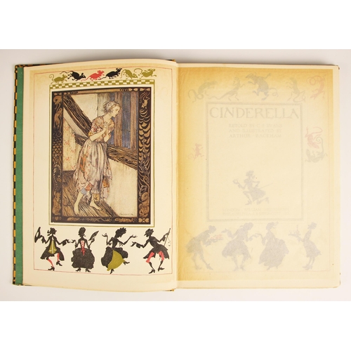 607 - Evans (C.S.), CINDERELLA, illustrated by Arthur Rackham, pictoral card boards, illustrated endpapers... 