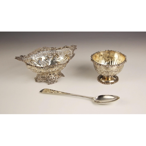 115 - A George III silver old English pattern table spoon, George Christie, Edinburgh 1795, of plain polis... 