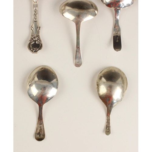 71 - A Victorian silver caddy spoon, Samuel Hayne & Dudley Cater, London 1827, the spoon with cast patter... 