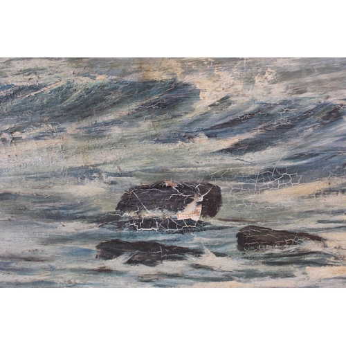 686 - Manner of Henry Moore RA RWS (British, 1831-1895),  
An extensive seascape of large proportions,  
O... 