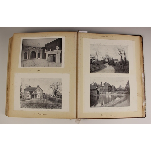 962 - A photograph album belonging to Thomas Bryan Clarke Thornhill, 20th century, containing various mono... 