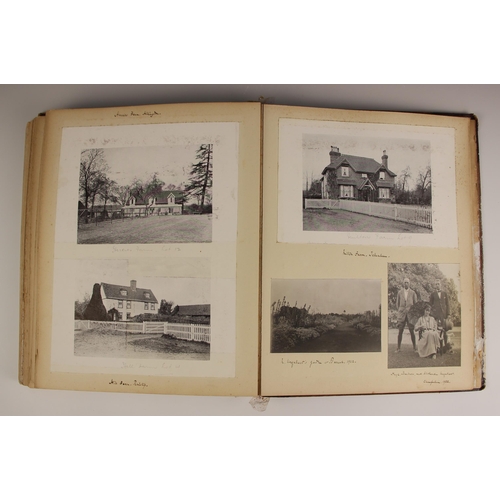 962 - A photograph album belonging to Thomas Bryan Clarke Thornhill, 20th century, containing various mono... 