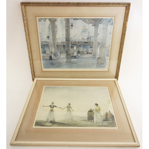 612 - After Sir William Russell Flint (Scottish, 1880 - 1969),  
'Castanets',  
Print on paper,  
Signed i... 