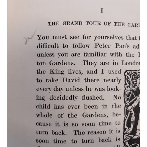 602 - Barrie (J.M.), PETER PAN IN KENSIGNTON GARDENS, first thus, illustrated by Arthur Rackham, brown clo... 