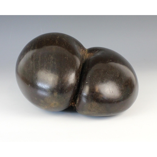 382 - A Coco De Mer nut (Lodoicia Maldivica), of polished form, 24.5cm wide

Provenance: Wykey House