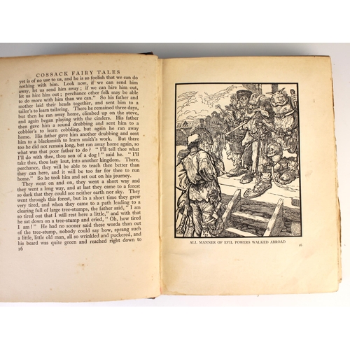 452 - Nisbet Bain (R) (Ed), COSSACK FAIRY TALES, illustrated by Noel L Nisbet, first edition, black cloth ... 