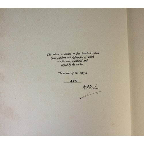 454 - A.A. Milne, A GALLERY OF CHILDREN, signed limited edition, illustrated by H. Willebeek Le Mair, numb... 