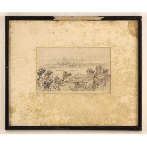 514A - James Rolfe (English school, 19th century),  
'The University Boat Race 1892',  
Pencil on paper,  
... 