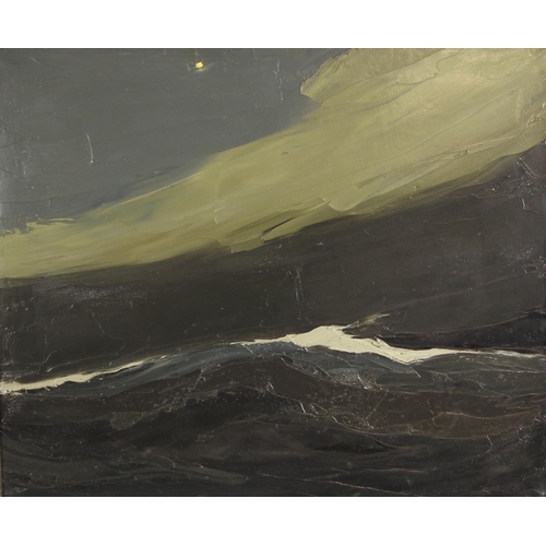 581 - Sir John Kyffin Williams, OBE, RA (1918-2006),  
'The Wave' (1964),  
Oil on canvas,  
Unsigned, nam... 