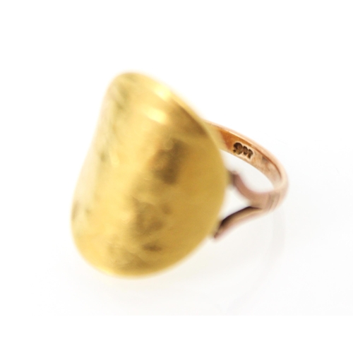 114 - A full sovereign mounted ring, the sovereign dated possibly 1912, upon a later plain polished shank ... 