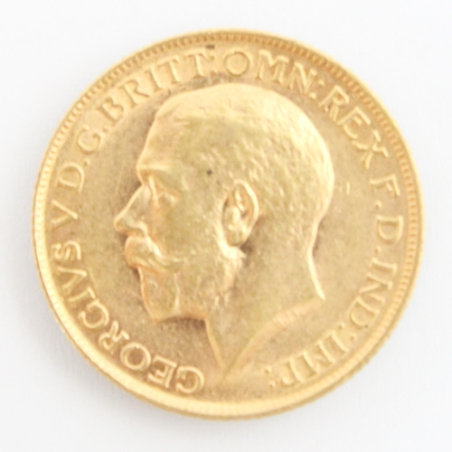 120 - A George V half sovereign, dated 1912, 4gms