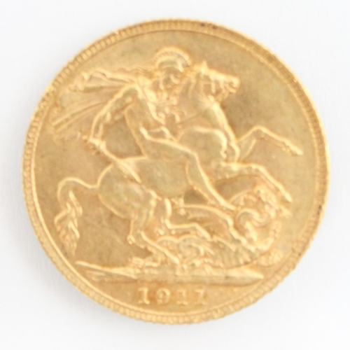 127 - A George V full sovereign, dated 1911, 8gms