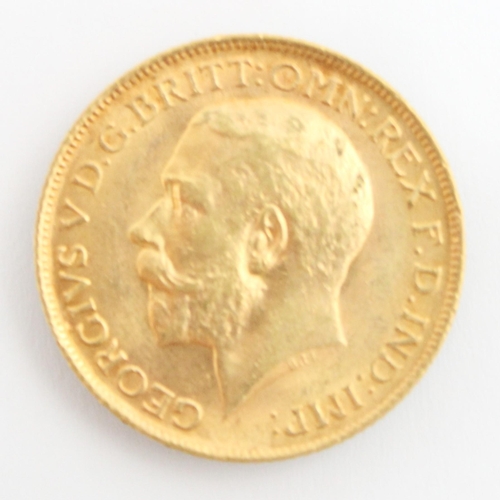 127 - A George V full sovereign, dated 1911, 8gms