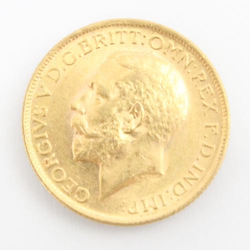 132 - A George V full sovereign, dated 1913, 8gms